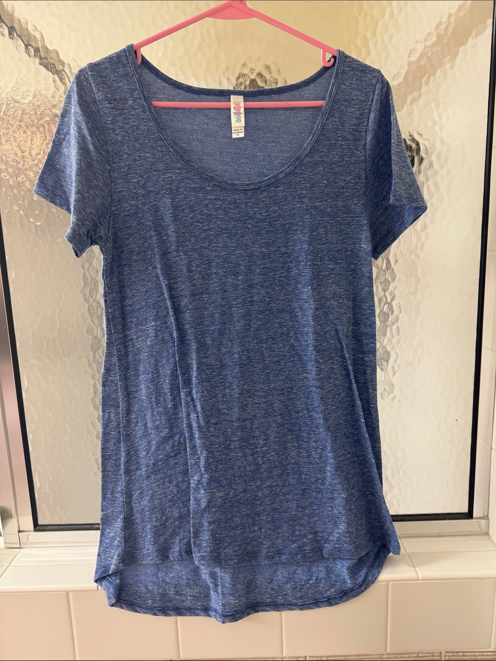 Lularoe Soft Scoop Neck Blue Women’s Tee